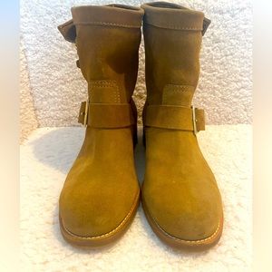 Jimmy Choo size 5.5 light brown suede boots